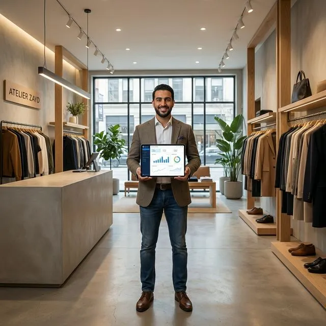 متجر ملابس عصري